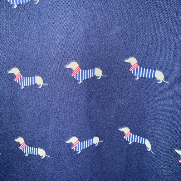 sm wardrobe Whimsical Daschund Novelty Print Blouse sz M - Picture 4 of 7